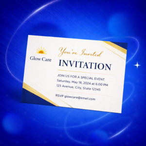 تصميم بطاقة دعوة