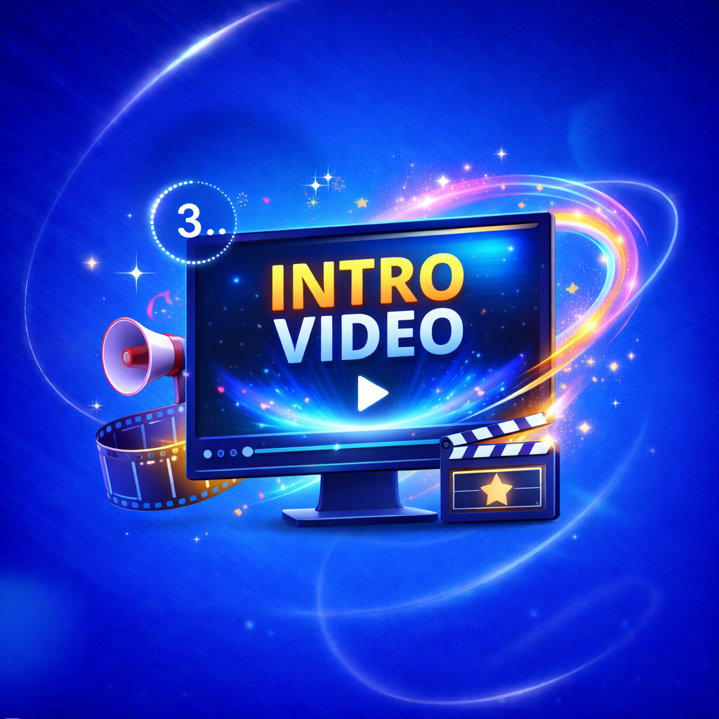 فيديو انترو (مقدمة احترافية) لنشاطك