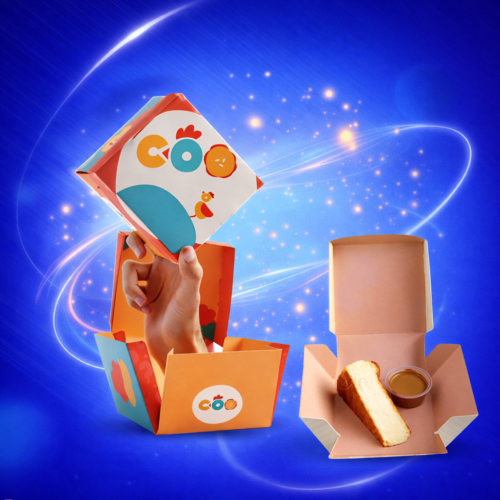 طباعة علب البرجر والحلا