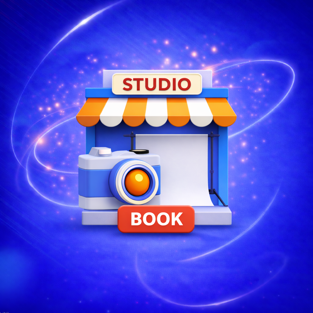 حجز استديو تصوير 4 ساعات