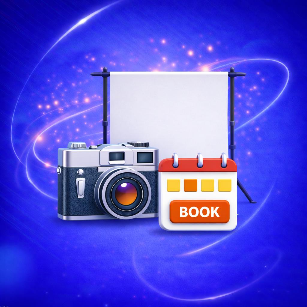 حجز استديو تصوير 3 ساعات