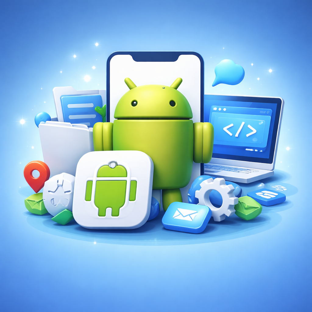 إنشاء تطبيق لنظام أندرويد