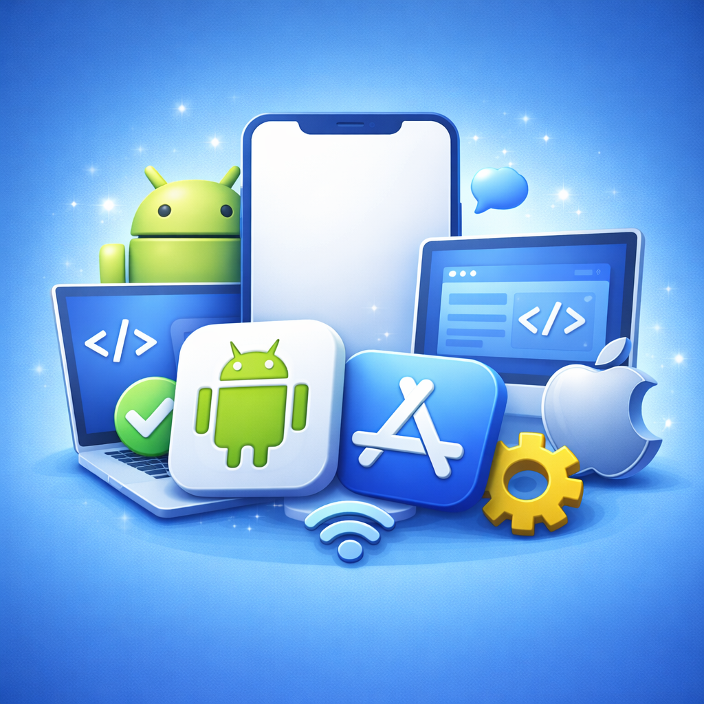 إنشاء تطبيق متوافق مع جميع الأجهزة والمنصات