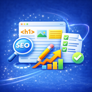 ChatGPT Image Dec 27, 2025, 03_50_38 PM تحسين محتوى الموقع لمحركات البحث (On-Page SEO)